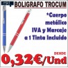 Bolígrafo cuerpo de aluminio Trocum 5418