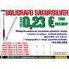 Bolígrafo puntero Sagursilver