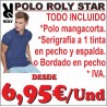 Polo Roly Star serigrafiado o bordado