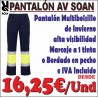 Pantalón de alta visibilidad para invierno Roly SOAN 9301