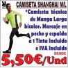 Camiseta técnica Roly Shanghai 6670 de manga larga, personalizada.