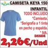 camiseta promocional económica para niños
