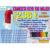 camiseta keya 150 entallada mujer y serigrafiada económica