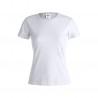 camiseta keya 150 entallada mujer y serigrafiada económica